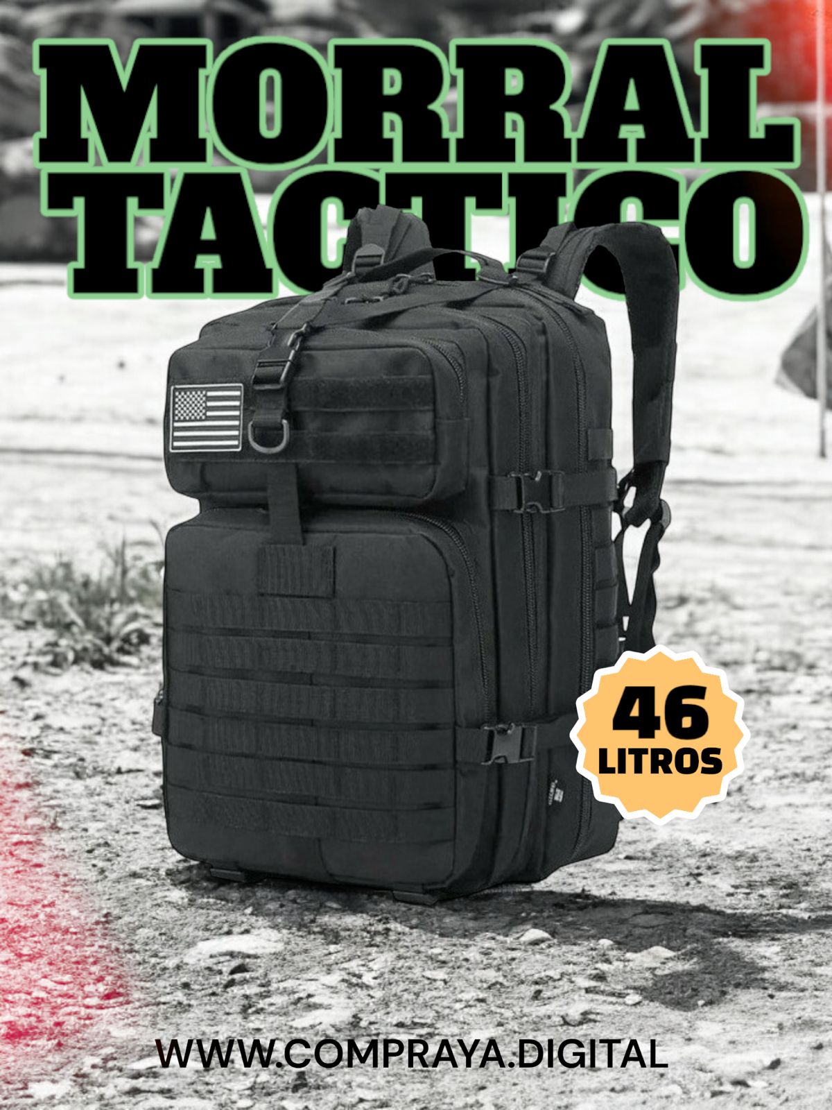 🔝Morral Táctico Pentagon™ 45 LT