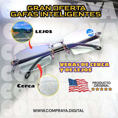 👓GAFAS INTELIGENTES BIFOCALES (CON ZOOM AUTOMÁTICO)